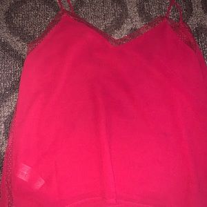 Forever 21 Red Lace Camisole
